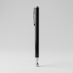 Récupérateur magnétique format stylo, noir, clip de poche, vue debout.